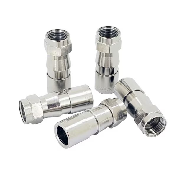 RG6 F tool-Less Cmprcon Gry/50, PK50, Ideal, Mfr#: 85-168