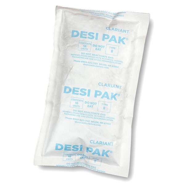 Desiccant, 16oz., Clay Tyvek, 5.7, PK150, Armor Shield, Mfr#: D16UCT-D