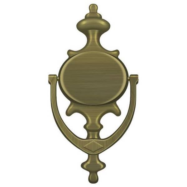 Door Knocker, Imperial Antique Brass, Deltana, Mfr#: DK854U5