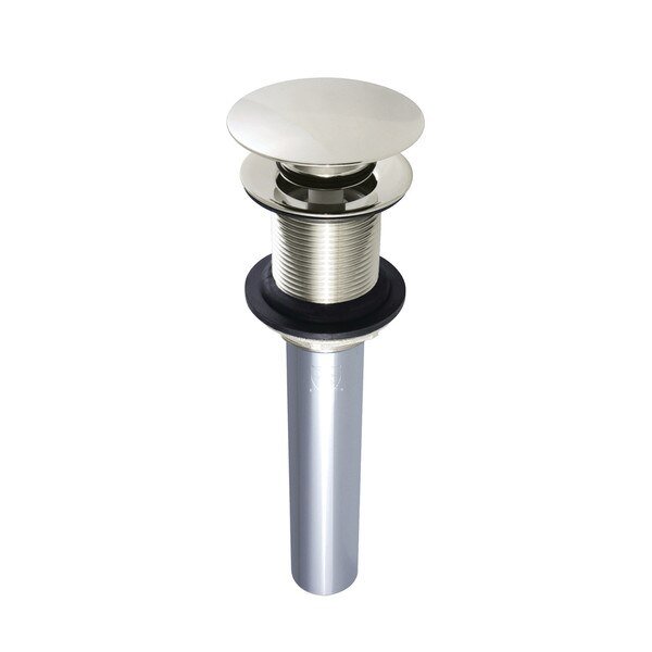 Brass, Bathroom Sink Drain, Push Pop-Up Drain without Overflow, Kingston Brass, Mfr#: EV7006