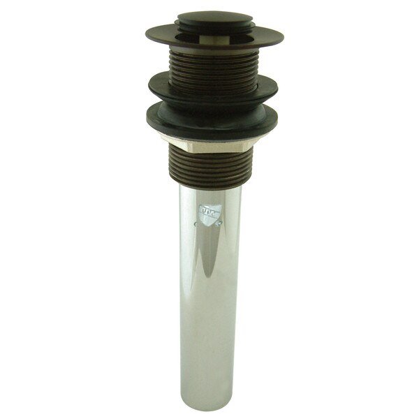 Brass, Bathroom Sink Drain, Push Pop-Up Drain without Overflow, Kingston Brass, Mfr#: EV8005