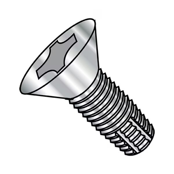 Thread Cutting Screw, #6-32 x 3/8 in, Stainless Steel Flat Head Phillips Drive, 2000 PK, EnjoyTool Select, Mfr#: 0606FPF410
