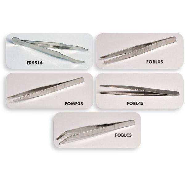 Stainless Steel Forceps, Economy Blunt, , United Scientific, Mfr#: FOBL45