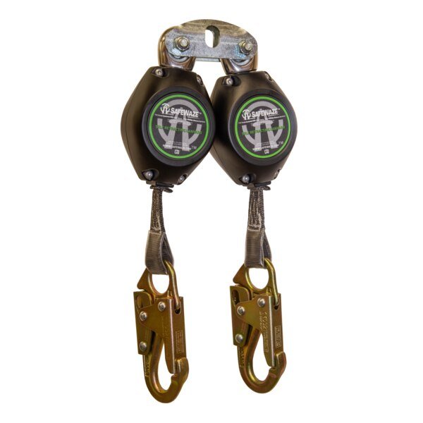 Latitude HD 7' Dual Web SRL: FS-EX313, Carabiner, Snap Hooks, Safewaze, Mfr#: FS-FSP14075-W