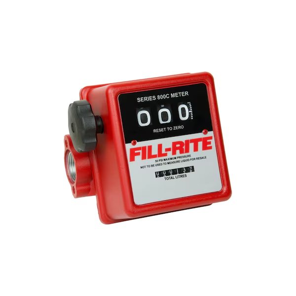 Flowmeter, Liquid, 1", FNPT, Fill-Rite, Mfr#: 807CL1
