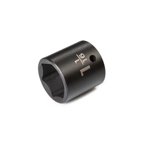 1/2 Inch Drive x 1-1/16 Inch 6-Point Impact Socket, Tekton, Mfr#: SID22027
