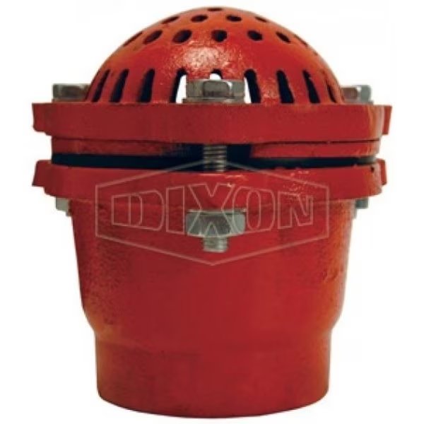 4" Threaded Cast Iron Foot Valve, Dixon, Mfr#: DFVS40