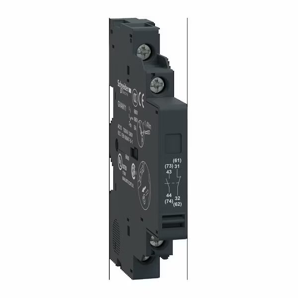 Auxillary Contact, 6A, 1NC, 1NO, Schneider Electric, Mfr#: GVAN11