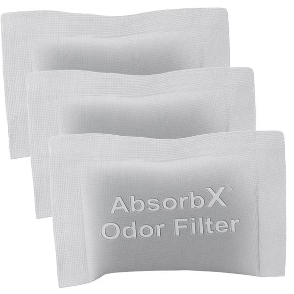 3-Pack Odor Filters for Trash Can, Hls Commercial, Mfr#: HLS12CF3