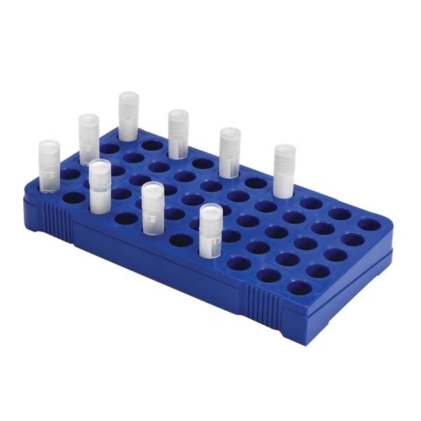 Cryogenic Vial Rack 50-Place, PK4, Heathrow Scientific, Mfr#: HS23229B