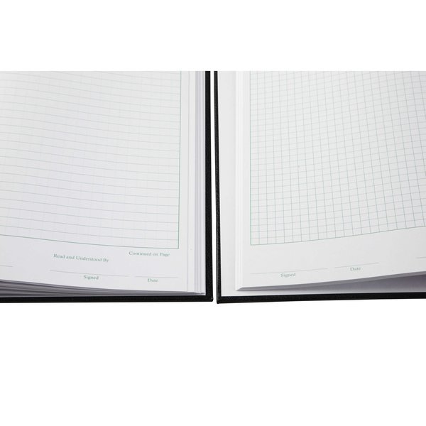 Labortry Notebook, 100 Page, Grid, Blk, PK12, Heathrow Scientific, Mfr#: HS8610A