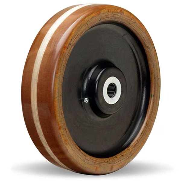 Plastex Wheel, 12X3 3/4Tpr Laminatedtread, Hamilton, Mfr#: W-1230-LPT-3/4