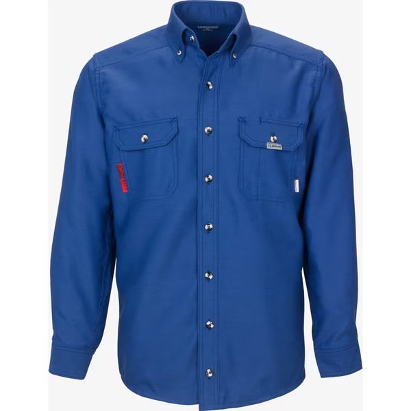 Westex DH FR Shirt, Royal Blue, 3XT, Lakeland, Mfr#: ISH65DH18-3XT