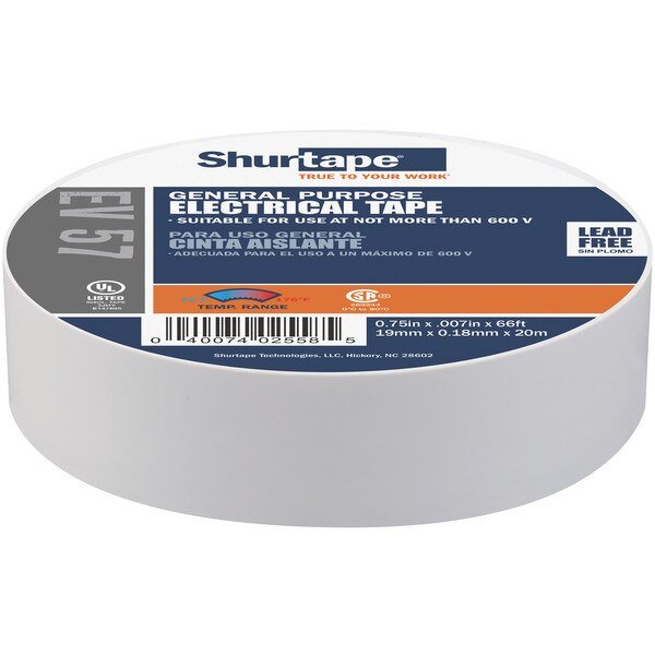Electrical Tape, Gray, 3/4