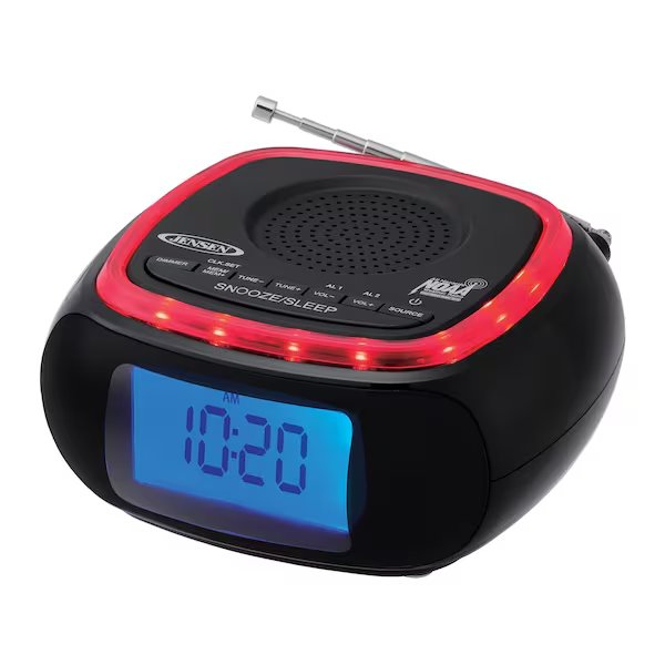 AM/FM Weather Band Clock Radio, Jensen, Mfr#: JEP-725