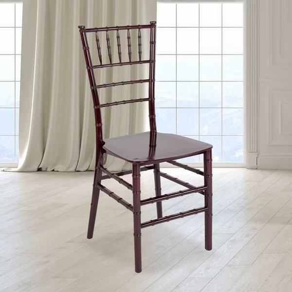 Chiavari Chair, 15 in W 18-3/4" L 35" H, Hercules Series, Flash Furniture, Mfr#: LE-MAHOGANY-M-GG