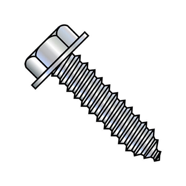 Lag Screw, 1/4 in, 1 in, Steel, Zinc Plated Hex Hex Drive, 2000 PK, EnjoyTool Select, Mfr#: 141607LHW