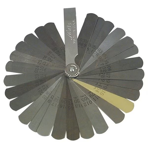 Feeler Gauge, Deluxe Blade, .0015-.035", Lisle, Mfr#: 68100