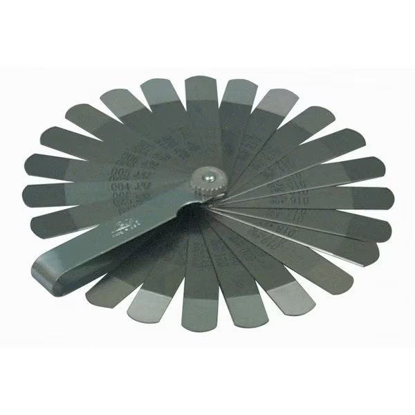 Feeler Gauge, Blade Type, .004 - .027", Lisle, Mfr#: 68150