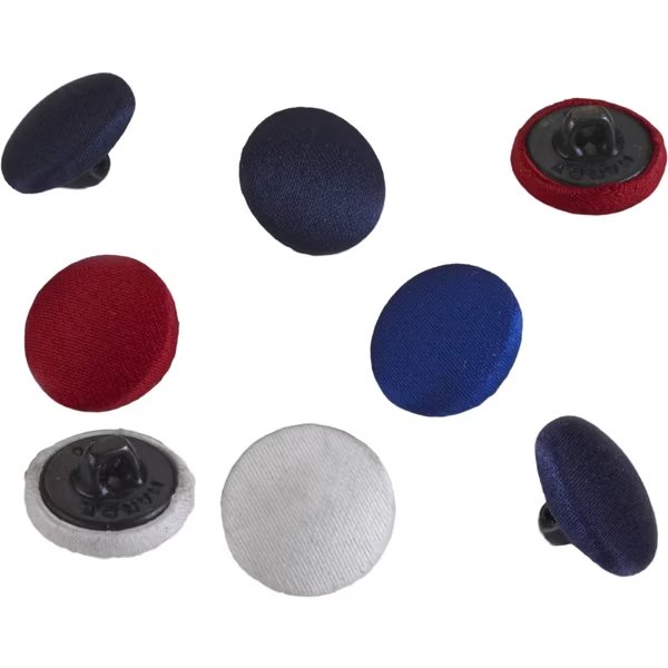 Satin Covered Buttons, 24 Ligne 5/8 In Red, 24 Buttons (3Pk), Pearl, Mfr#: M6024-9703-24