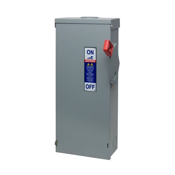 HD Disc, 3P Fusible Typ3R 600V, 30A, Midwest Electric, Mfr#: MHF361R