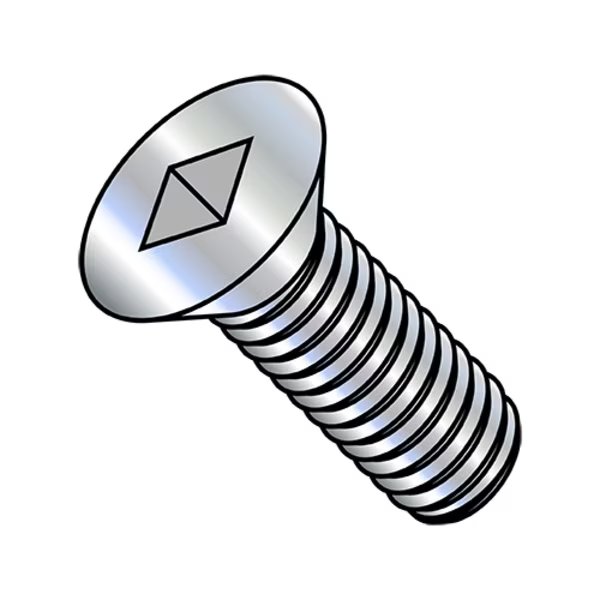 #10-24 x 3/8 in Square Flat Machine Screw, Zinc Plated Steel, 10000 PK, EnjoyTool Select, Mfr#: 1006MQF