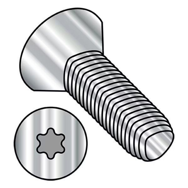Thread Cutting Screw, M3-0.50 x 6 mm, Plain Stainless Steel Flat Head Torx Drive, 5000 PK, EnjoyTool Select, Mfr#: M36RTF188