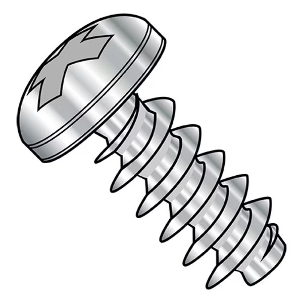 Thread Cutting Screw, M4-1.79 x 30 mm, 316 Stainless Steel Pan Head Phillips Drive, 2000 PK, EnjoyTool Select, Mfr#: M430PTPPA2
