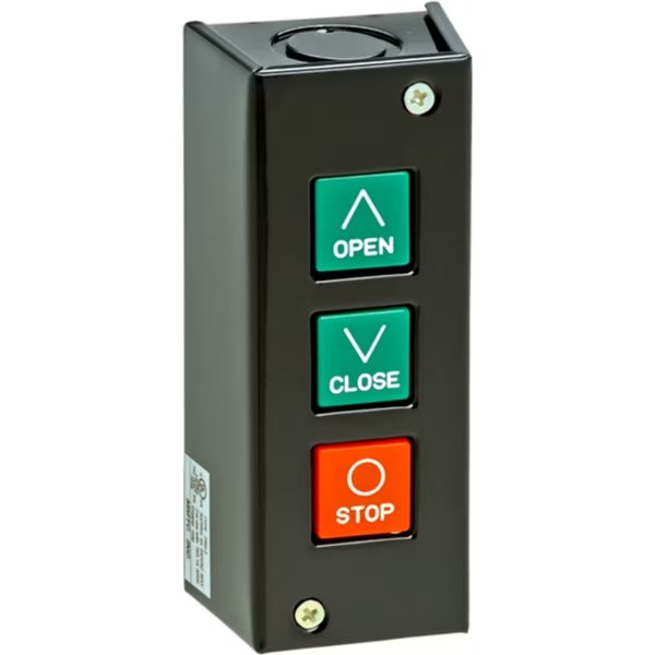 Control Station, Surface Mount, 3 Button, American Garage Door Supply, Mfr#: PBS3