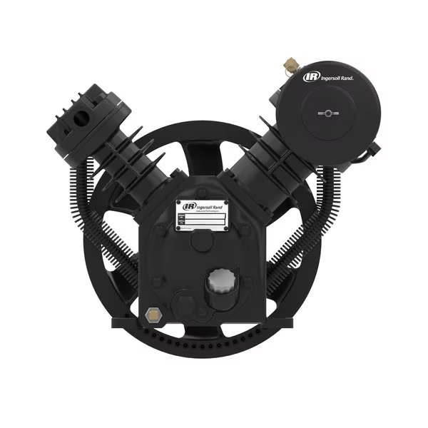 Air Compressor Pump, 5 hp, 2 Stage, 28 oz Oil Capacity, 2 Cylinder, Ingersoll-Rand, Mfr#: 2340