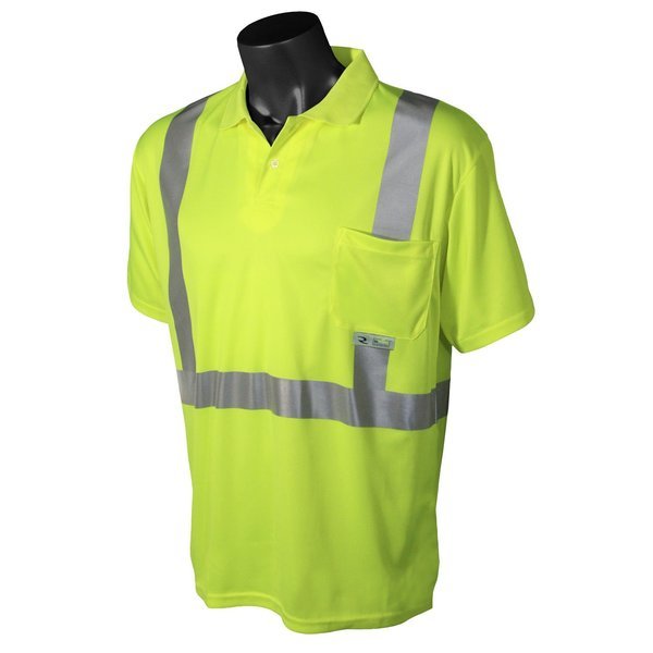 Radians ST12 Class 2 High Visibility Safety Short Sleeve Polo, Radians, Mfr#: ST12-2PGS-M