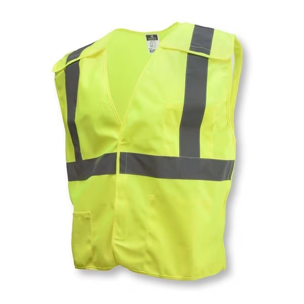 Radians SV4 Economy Type R Class 2 Breakaway Solid Safety Vest, Radians, Mfr#: SV4GSS