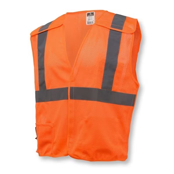 Radians SV4 Economy Type R Class 2 Breakaway Mesh Safety Vest, Radians, Mfr#: SV4OMXL