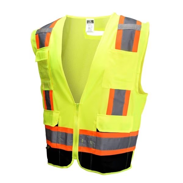 Radians SV6B Two Tone Surveyor Type R Class 2 Safety Vest, Radians, Mfr#: SV6B-2ZGD-2X