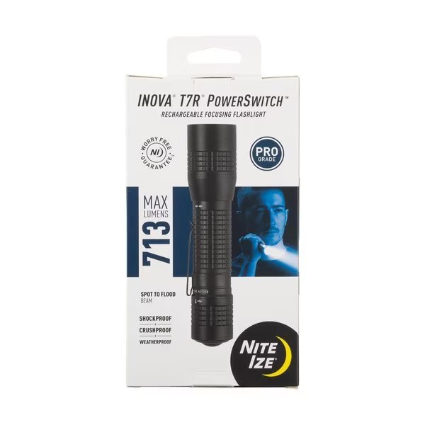 Rechargeable Focusing Flashlight, Nite Ize, Mfr#: T7RA-01-R8