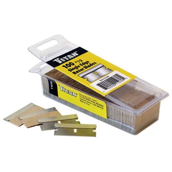 Single Edge No.12 Razor Bl, 100Pc, Titan, Mfr#: TIT11038