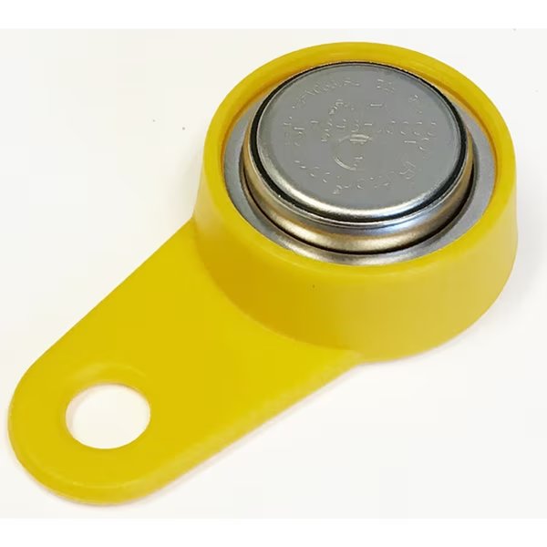 Yellow DS1990A Magnetic iButtons 10PK, Timepilot, Mfr#: 0100-YELLOW