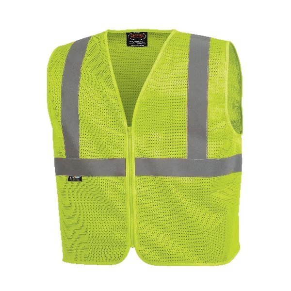 Polyester Mesh Vest, Green, 3XL, Pioneer, Mfr#: V1025060U-3XL