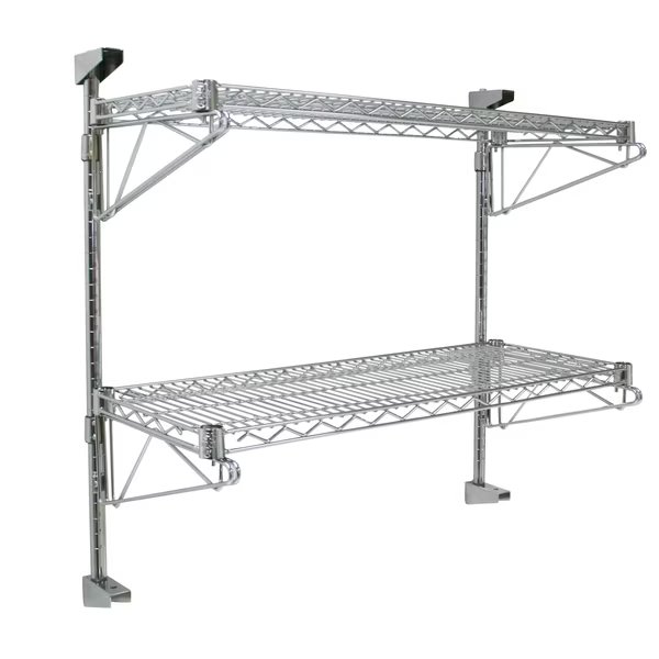Wall Mount Shelv Kits, 2 Level, 18x24x14, Technibilt Shelving Systems, Mfr#: 2WA1824CH