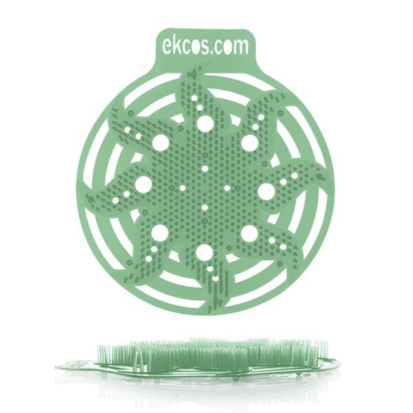 Power Screen AntiSplash Urinal Screen Green/Pine, PK10, Ekcos Innovations, Mfr#: PWR-9G-10