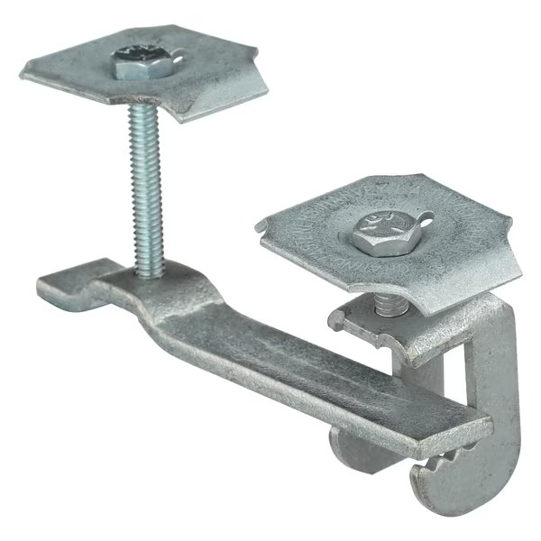 Grating Clip, For Screw Size 1/4 in, Carbon Steel, Galvanized, 10 PK, EnjoyTool Select, Mfr#: WGP-1/GG-1A