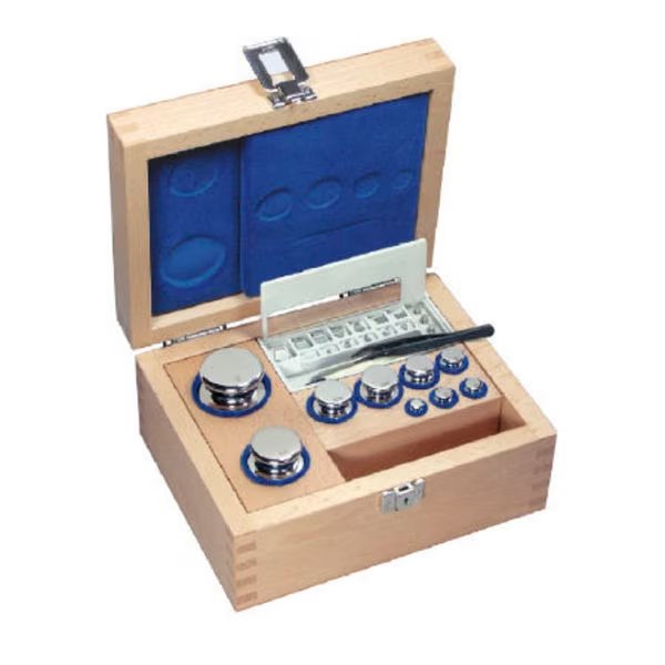 E1 1 g - 2 kg Set of weights in wooden, Kern, Mfr#: 304-07