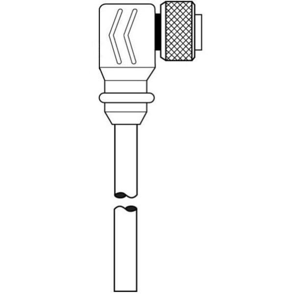 MICR-SYNC DL KEY SGL END F 90 3P 12FT PV, Ericson, Mfr#: 73F9012F