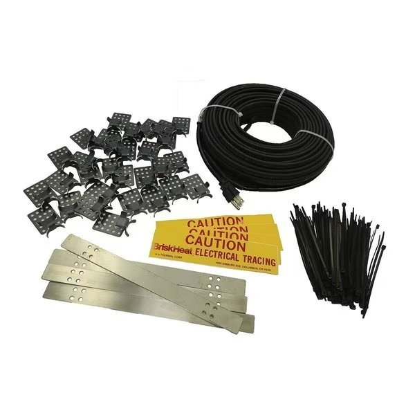 Electric Heating Cables, 240V, 240VAC, 75 FT Length, Briskheat, Mfr#: FFRG25-75
