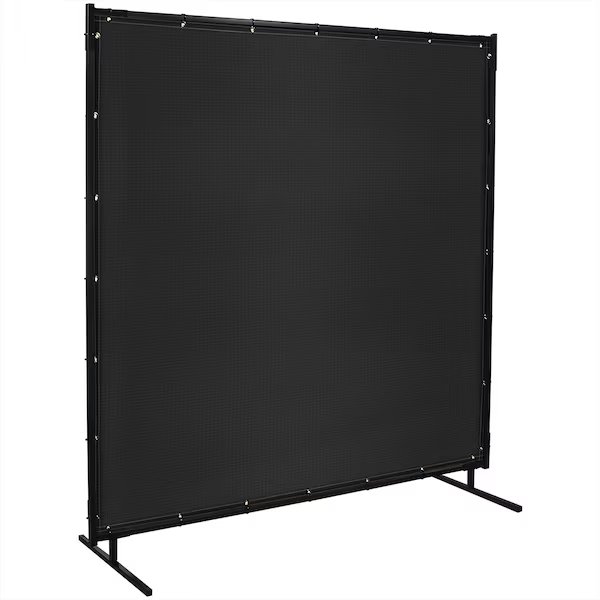 Welding Screens, 6 ft H, 6 ft W, Black, Steiner, Mfr#: 536-6X6