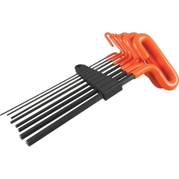 Tools 8 Piece 9" Long Loop Handle, Metric Hex Key Set, 2mm - 10mm, Dynamic, Mfr#: D043320