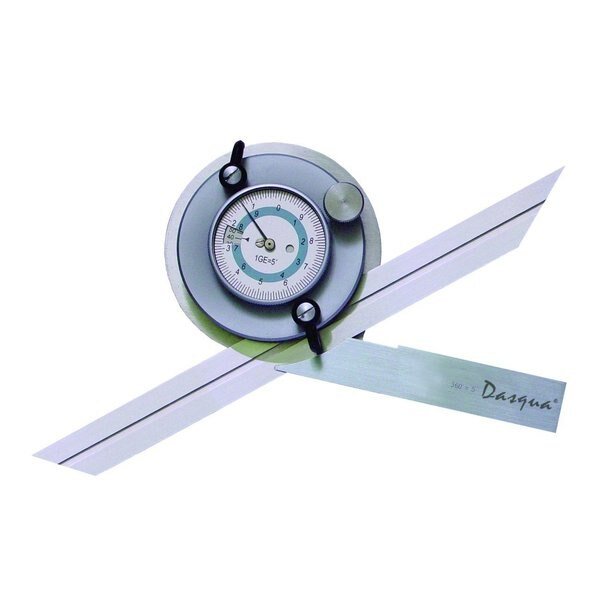 Dasqua 0-360 Degree Universal Dial Protractor, H & H Industrial Products, Mfr#: 1031-2010