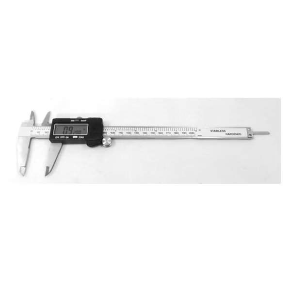 8"/200mm/Fraction Display Electronic Caliper, Hhip, Mfr#: 4100-3508