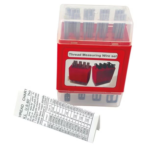Pro-Series 48 Piece Thread Wire Measuring Set, H & H Industrial Products, Mfr#: 4200-0240