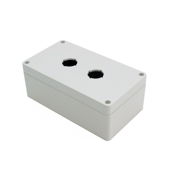 15 hole, 22.5mm, Pushbutton Enclosureosure, Polycarbonate 1554xA, Hammond, Mfr#: 1554MPB15A